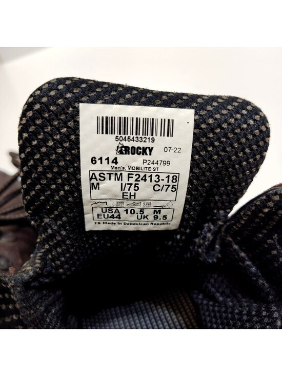 Rocky 6114 MobILite Steel Toe WP Boot Men 10.5M ASTM F2413-18 M I/75 C/75 EH VGC main image 13